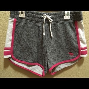 Abercrombie Kids Gray//Pink Shorts